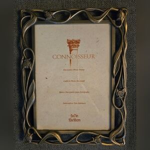 Vintage Art Nouveau 5x7 Brass Frame